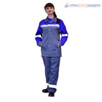 Костюм рабочий для защиты от кислот и щелочей: куртка+брюки
